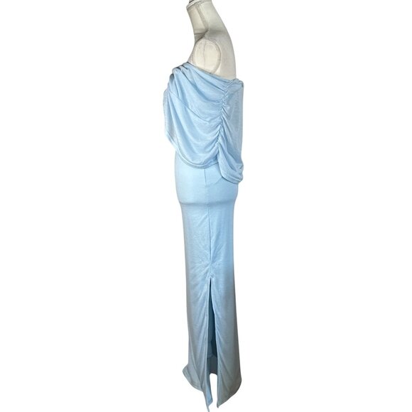 SNDYS Madrid Maxi Dress in Blue Medium New Womens Long Gown - Picture 6 of 10